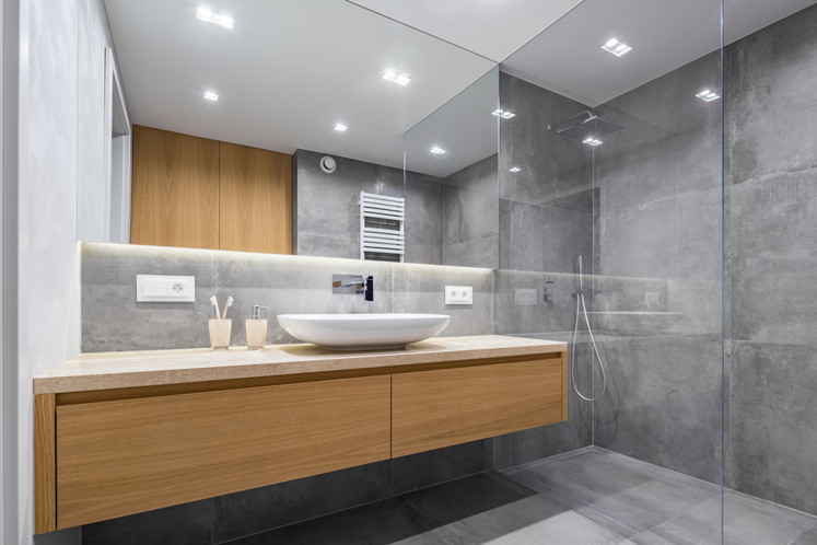 LED bathroom lighting.