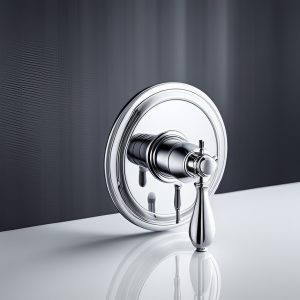 Chrome Concealed Shower Valve with Lever Handle