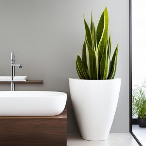 Bathroom Green Plant