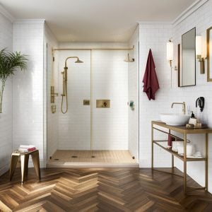 Brushed Brass Wetroom