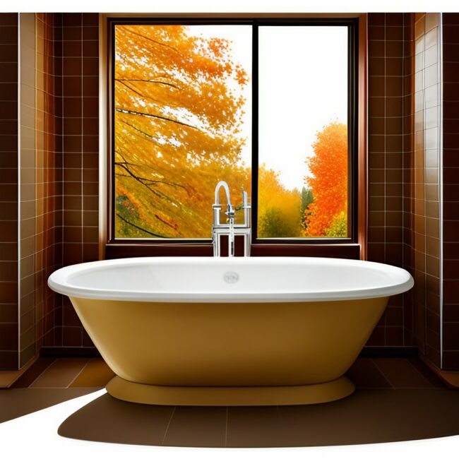 Autumn in a Bathroom Image