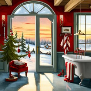 Christmas Bathroom