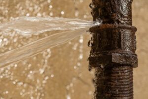 Burst Water Pipe