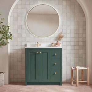 Green Vanity Unit