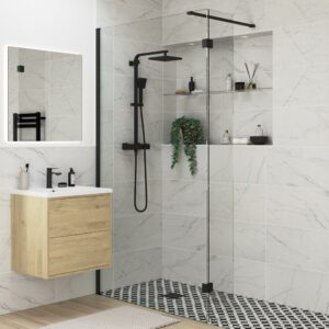 Ajax Shower Enclosure Black