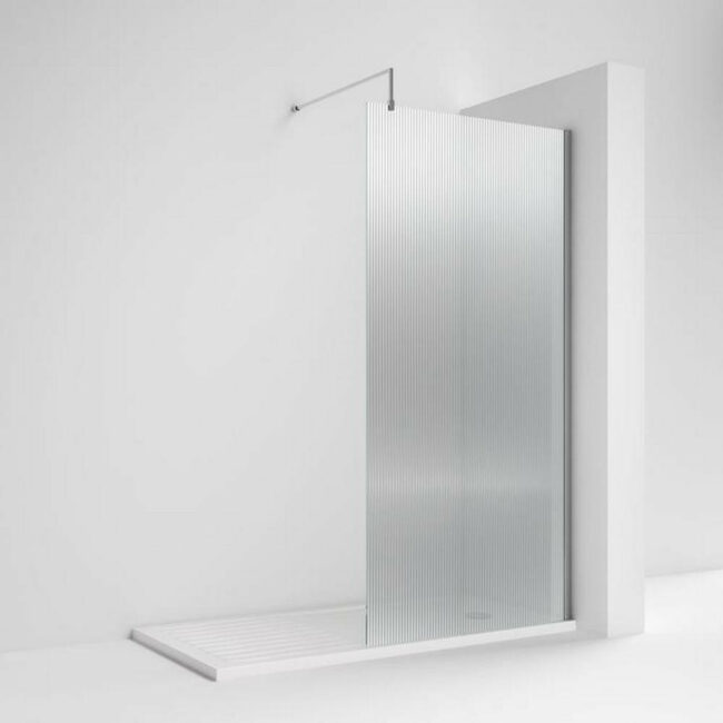 Fluted Glass within the Bathroom