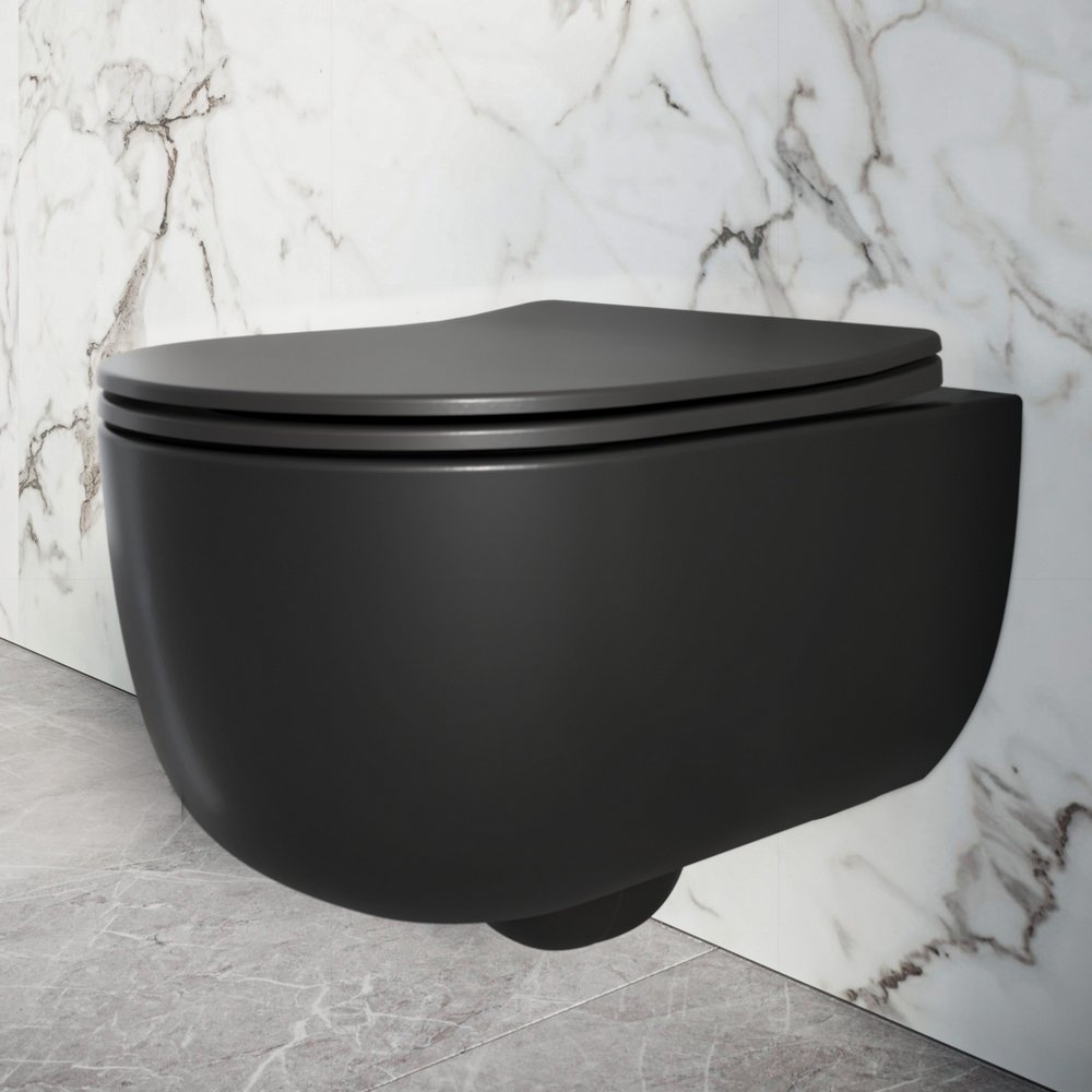 Scudo Riviera New Toilets Round Black