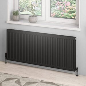 Eastbrook Type 21 600 x 1400mm Compact Panel Radiator Matt Black