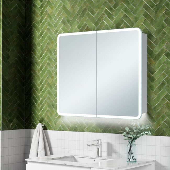 How to Install a Bathroom Mirror Cabinet