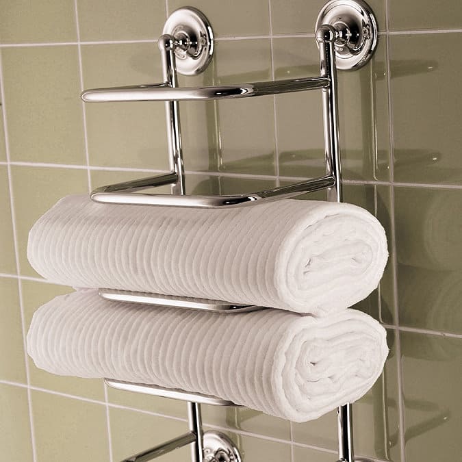 COMPTSTACK1C Bristan Solo Modern Chrome Towel Stacker