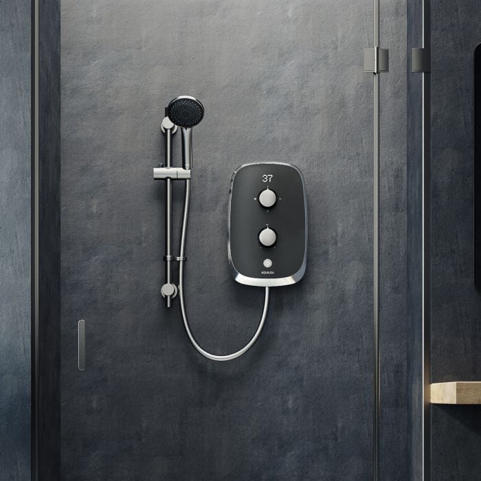 Aqualisa eMotion 9.5kw Electric Shower in Space Grey