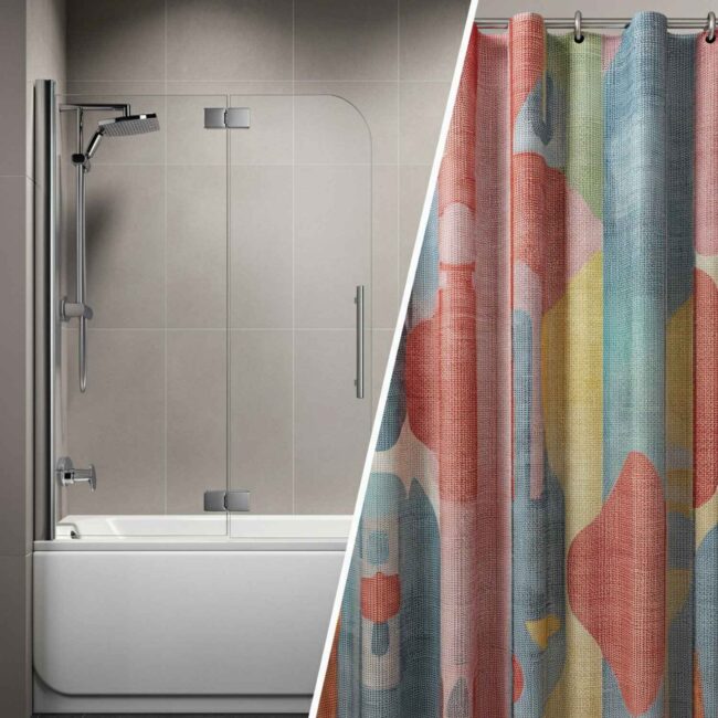 Bath Screens vs Shower Curtains