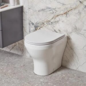 Tavistock Micra Evo Comfort Height Back to Wall Rimless WC