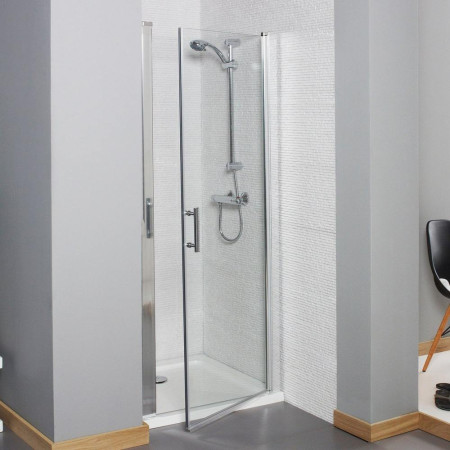 1000mm Hinged Shower Doors