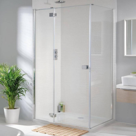 1400mm Hinged Shower Doors