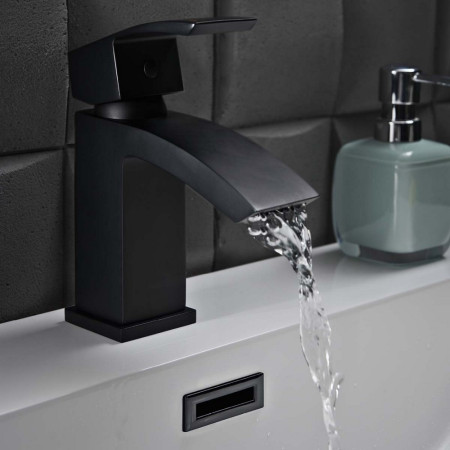 Black Basin Mixer Taps