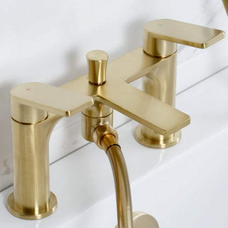 Brushed Brass Taps