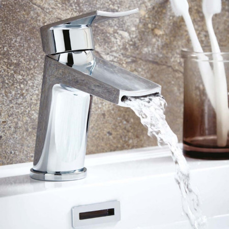 Chrome Basin Mixer Taps