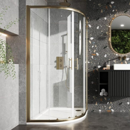 Double Door Quadrant and Offset Quadrant Enclosures