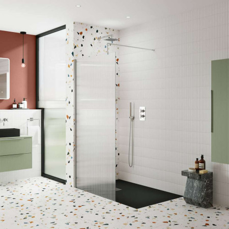 Hudson Reed Fluted Wetroom Screens