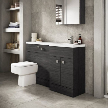 Hudson Reed Fusion Charcoal Black Furniture