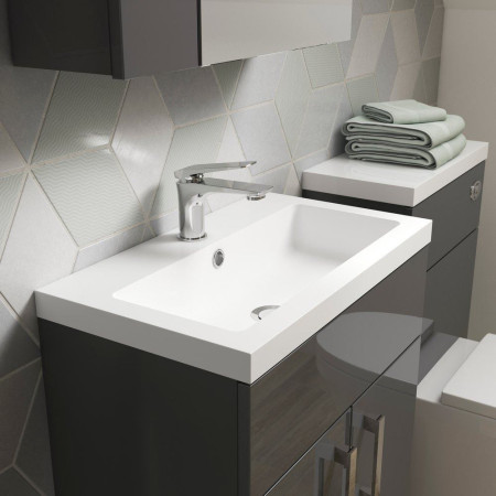 Hudson Reed Fusion Gloss Grey Furniture