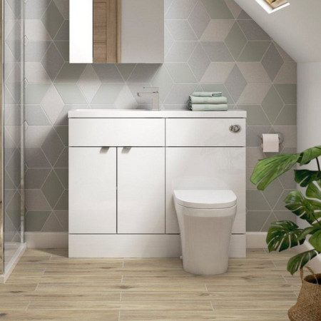 Hudson Reed Fusion Gloss White Furniture