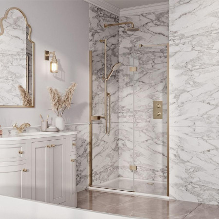 Large Hinged Shower Doors