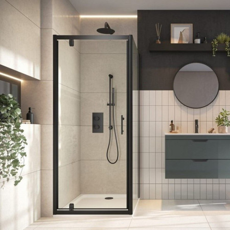 Large Pivot Shower Doors