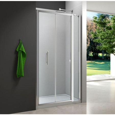 Merlyn 6 Series Bifold Shower Doors and Inline Panel