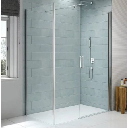 Merlyn 8 Series Frameless Pivot Door & Inline Panels