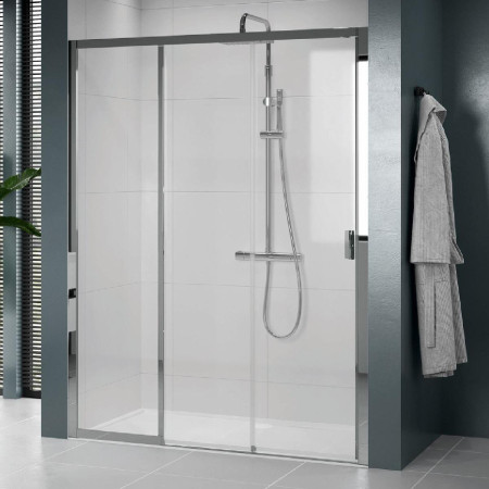 Novellini Lunes 2.0 3PH Sliding Panel Shower Doors