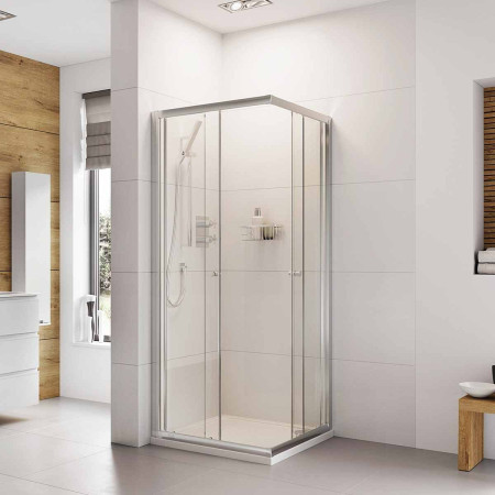 Roman Haven Corner Entry Shower Doors