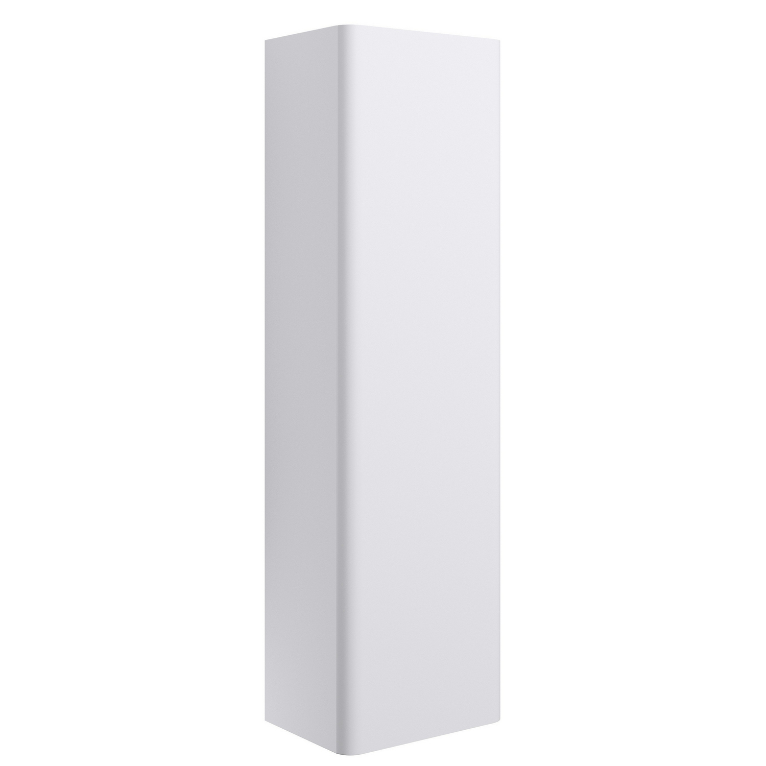 Ajax Caenby 350mm Wall Hung Tall Storage Unit in Matt White