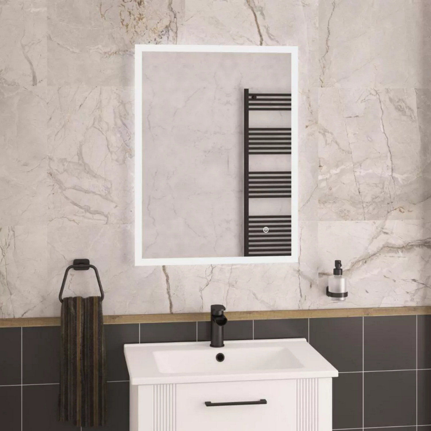 Eastbrook Pegella Reflect 500 x 700mm LED Bathroom Mirror