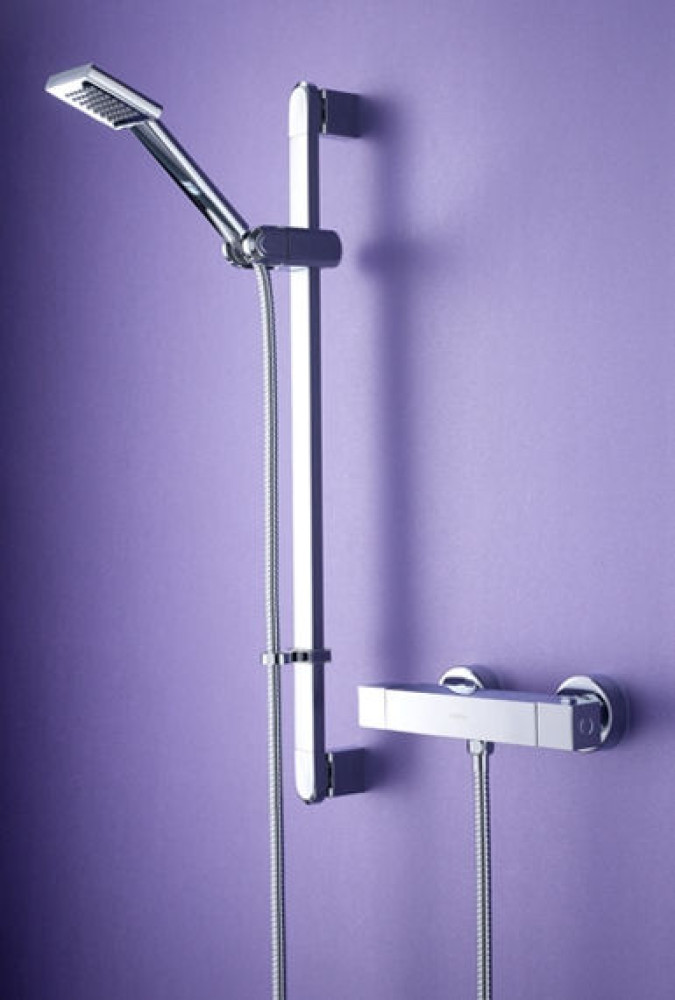 Bristan Quadrato Thermostatic Surface Mounted Bar Shower