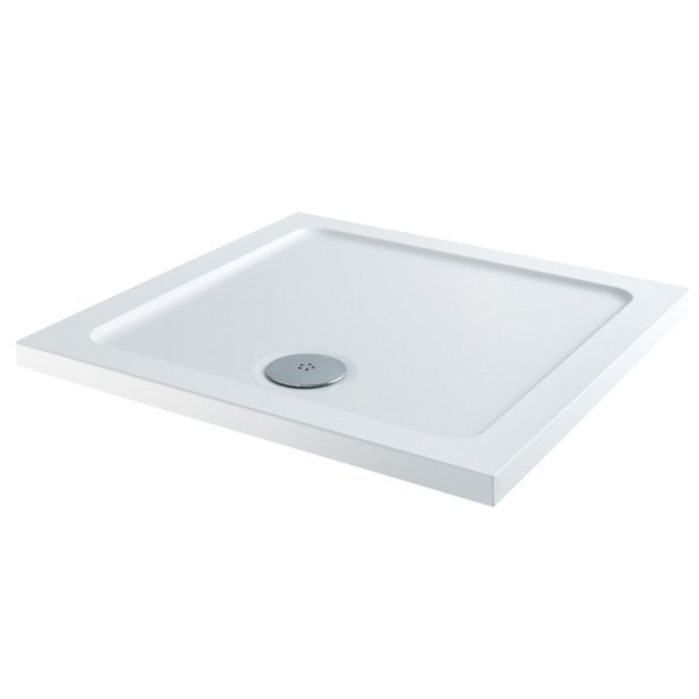 700 Square Shower Tray Low Profile Stone Resin