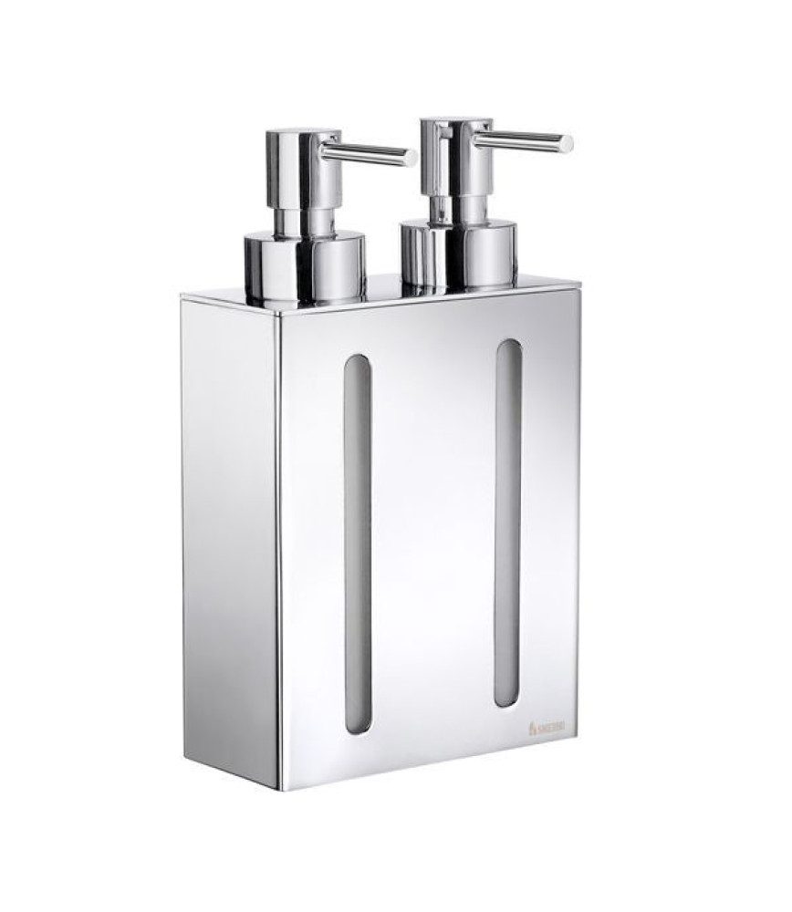 Smedbo Outline Soap Dispenser Wallmount, 2 containers