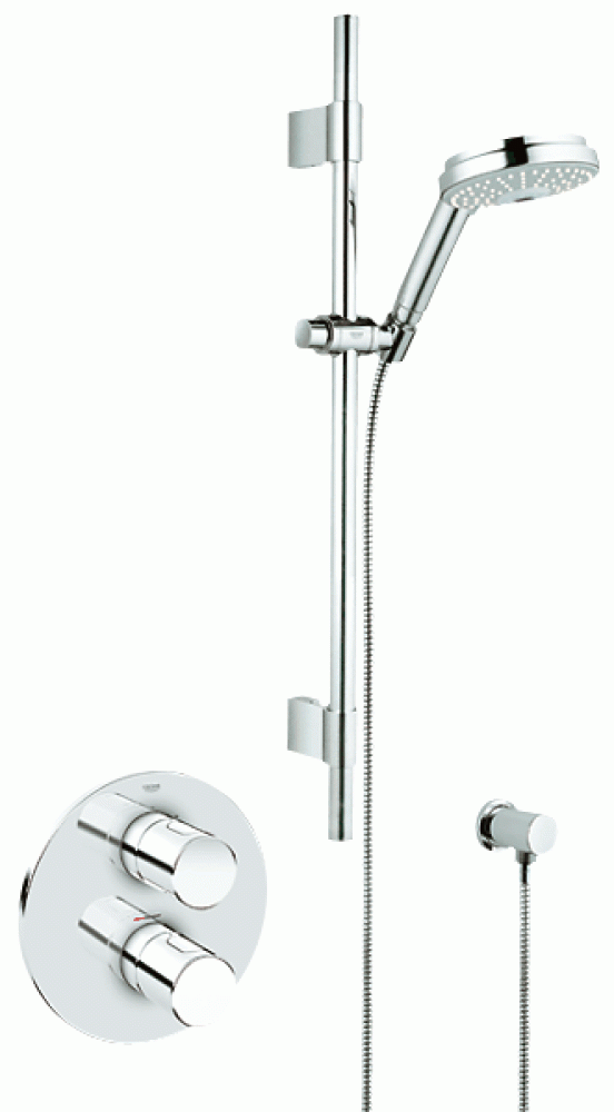 Grohe Grohtherm 3000 Cosmopolitan Concealed Thermostatic Mixer Shower-1