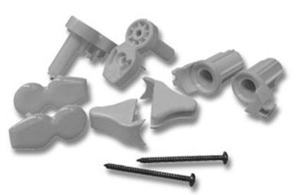 Novellini Aurora 3 Silver HINGES + CAPS