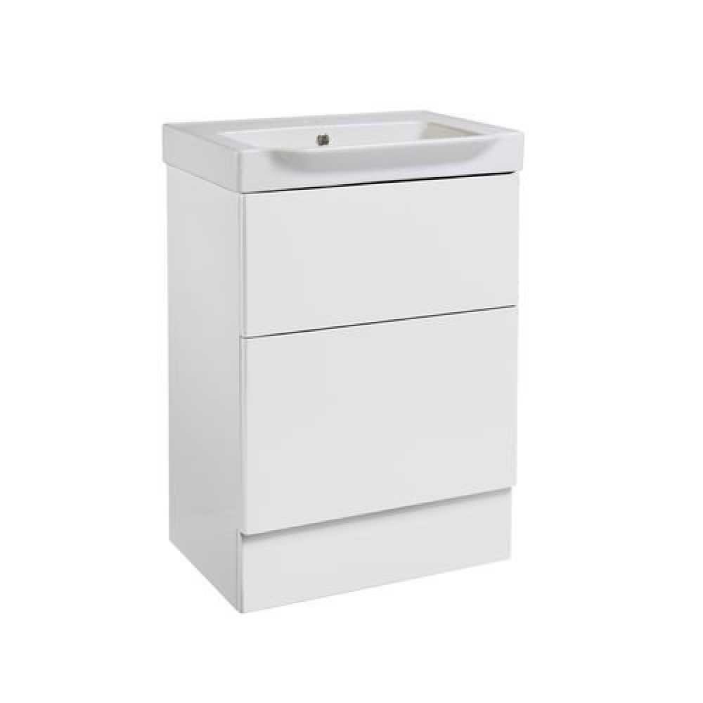 Roper Rhodes Academy 600 Freestanding Basin Unit - Gloss White