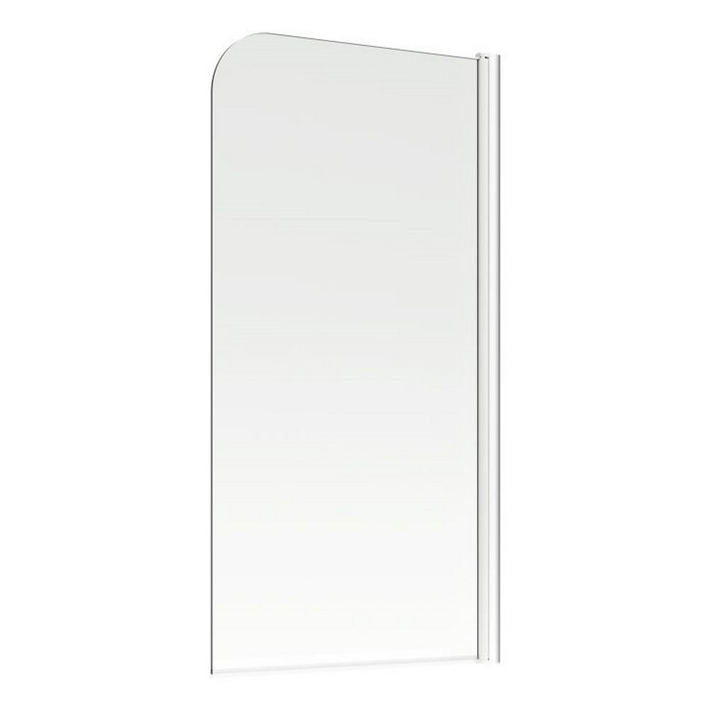 Ajax 1500mm Chrome 6mm Single Curved Bath Screen
