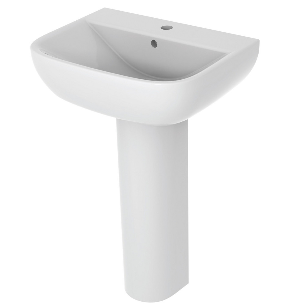 Ajax 2Go 1TH 540mm Basin and Full Pedestal