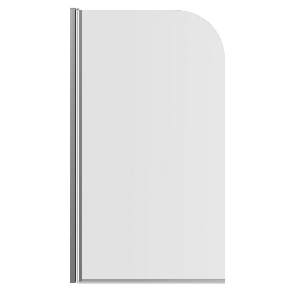 Ajax 6mm Chrome 1400mm Radius Bath Screen