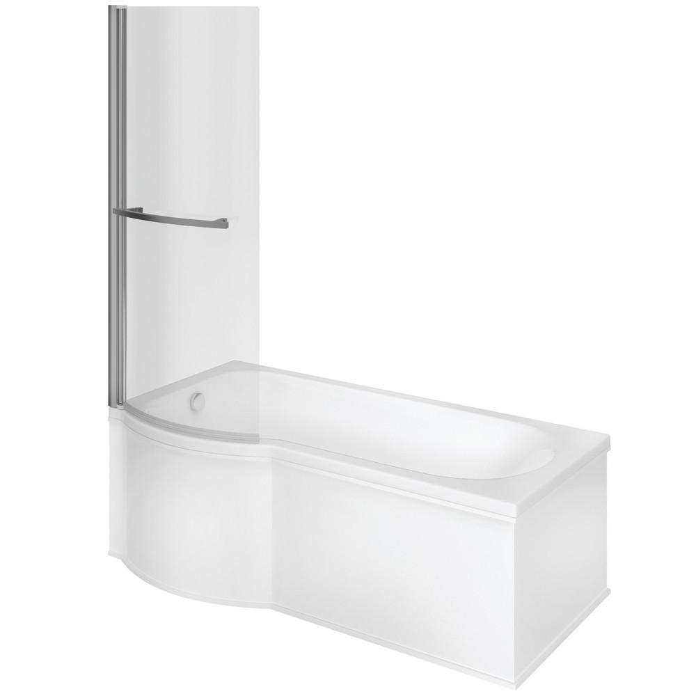 Ajax Barcon 1700 x 850mm Left Hand P Shaped Shower Bath
