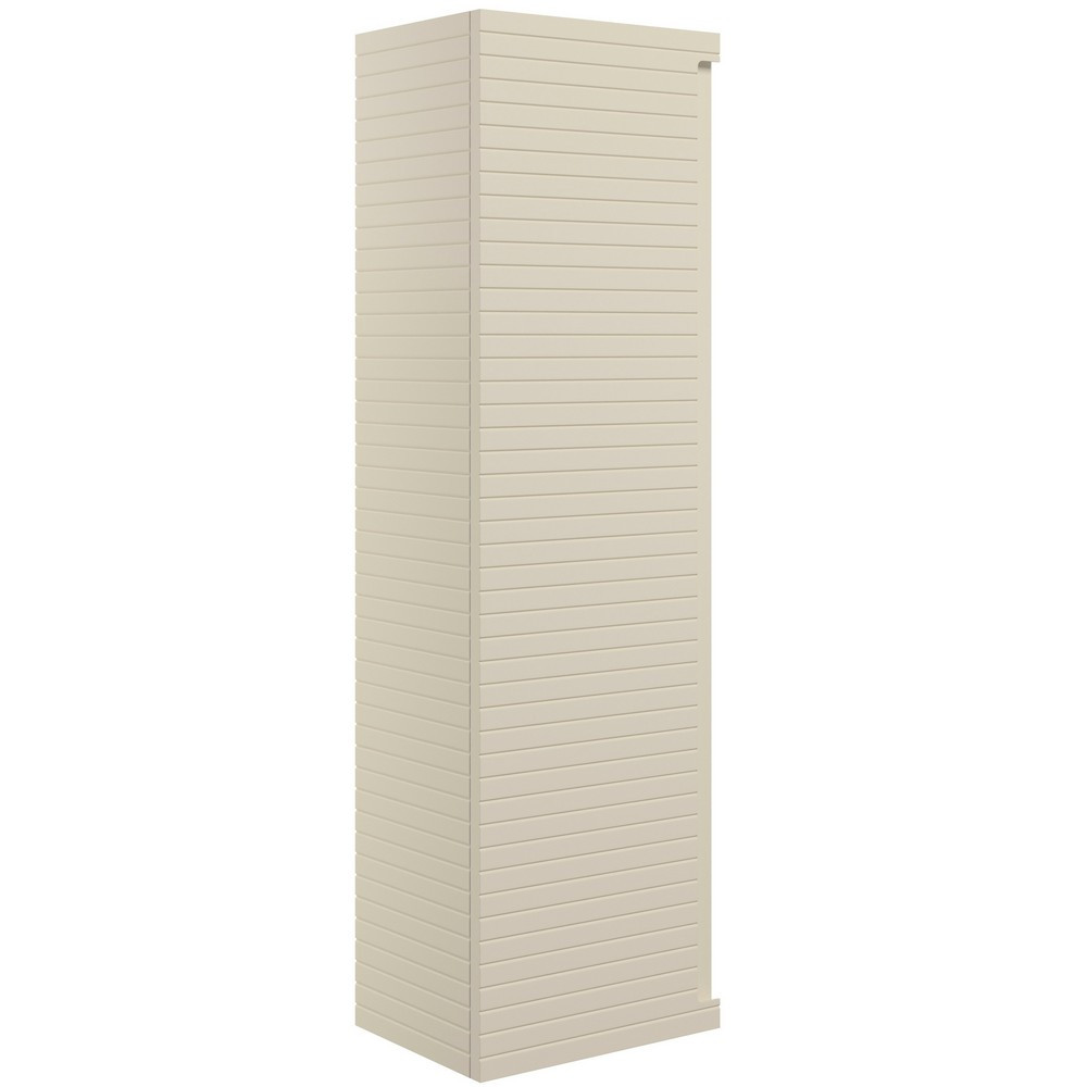 Ajax Barnoldby 350mm Wall Hung Matt Cotton Tall Storage Unit