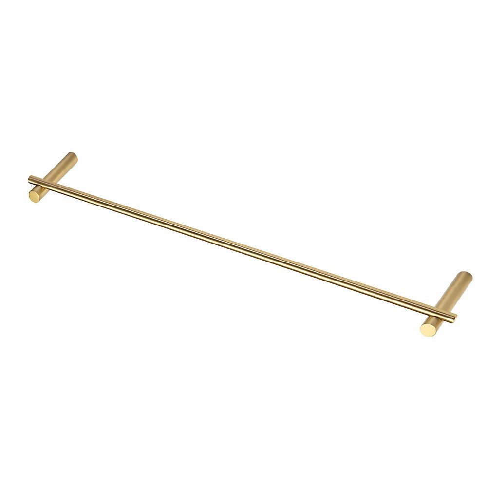 Ajax Bradley Brushed Brass 450mm Single Towel Rail