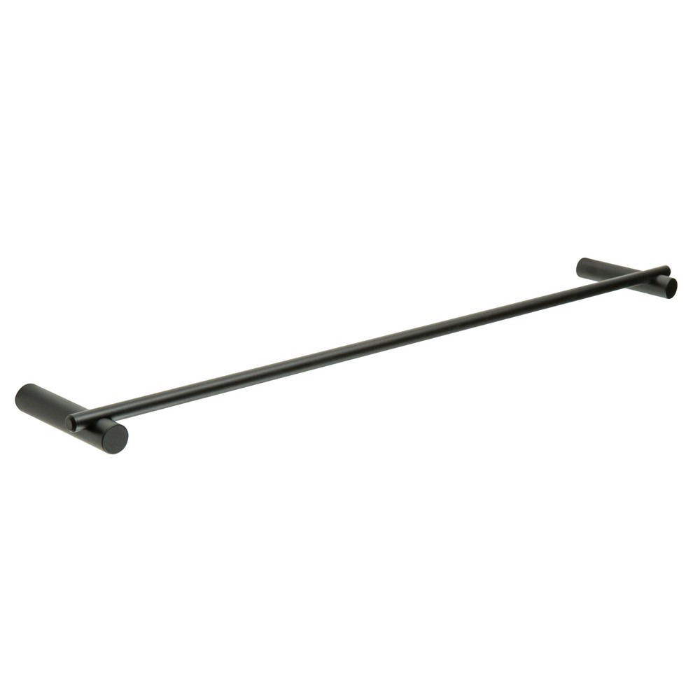 Ajax Bradley Matt Black 450mm Single Towel Rail