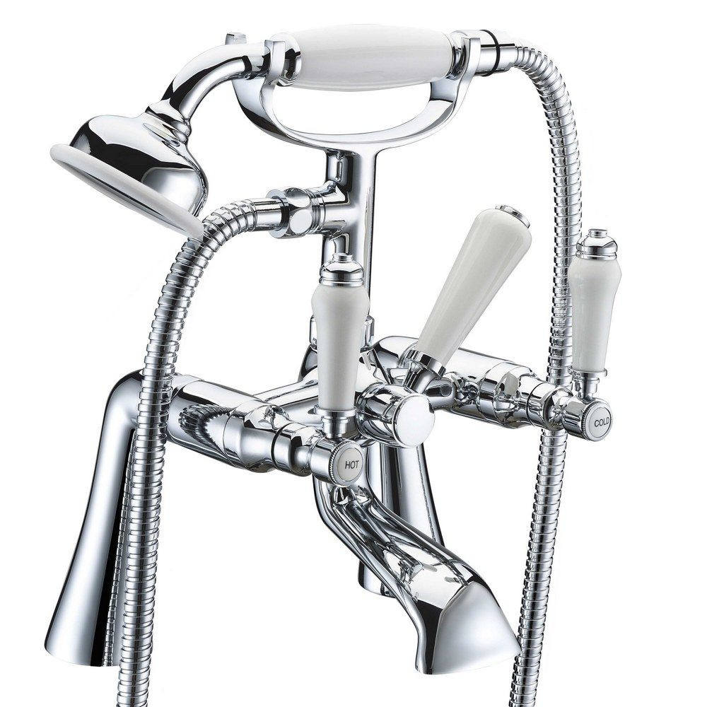 Ajax Brant Chrome Traditional Bath Shower Mixer (1)