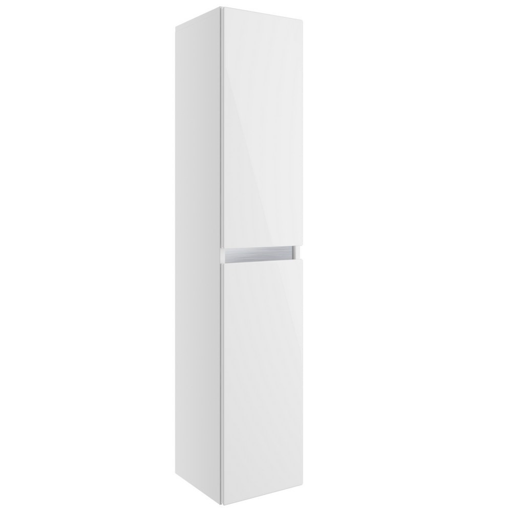 Ajax Brookenby Gloss White 300mm Wall Hung Tall Storage Unit (1)